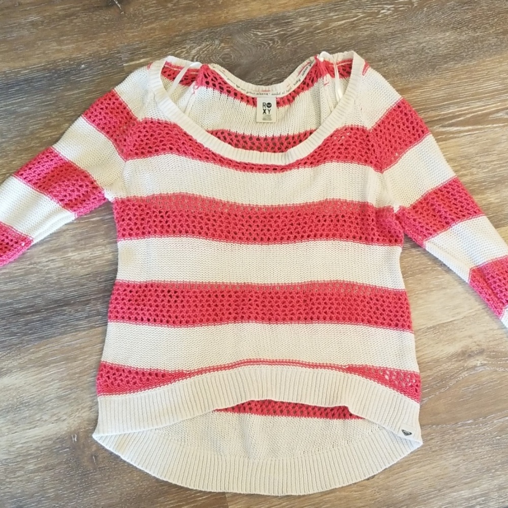 2 for $20 Roxy sweater hi lo L - Picture 4 of 8